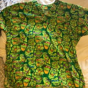 TMNT scrub top